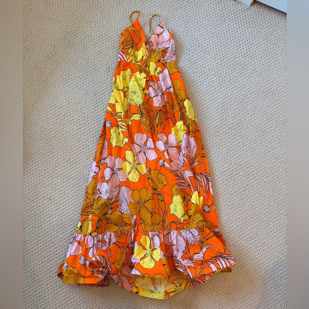 Anthropologie Plenty By Tracy Reese Floral Maxi Dress size XSP